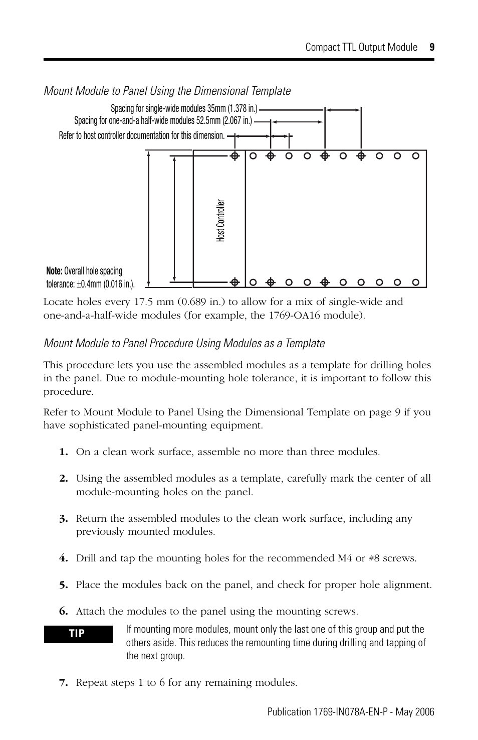 Rockwell Automation 1769-OG16 Compact TTL Output Module User Manual | Page 9 / 20