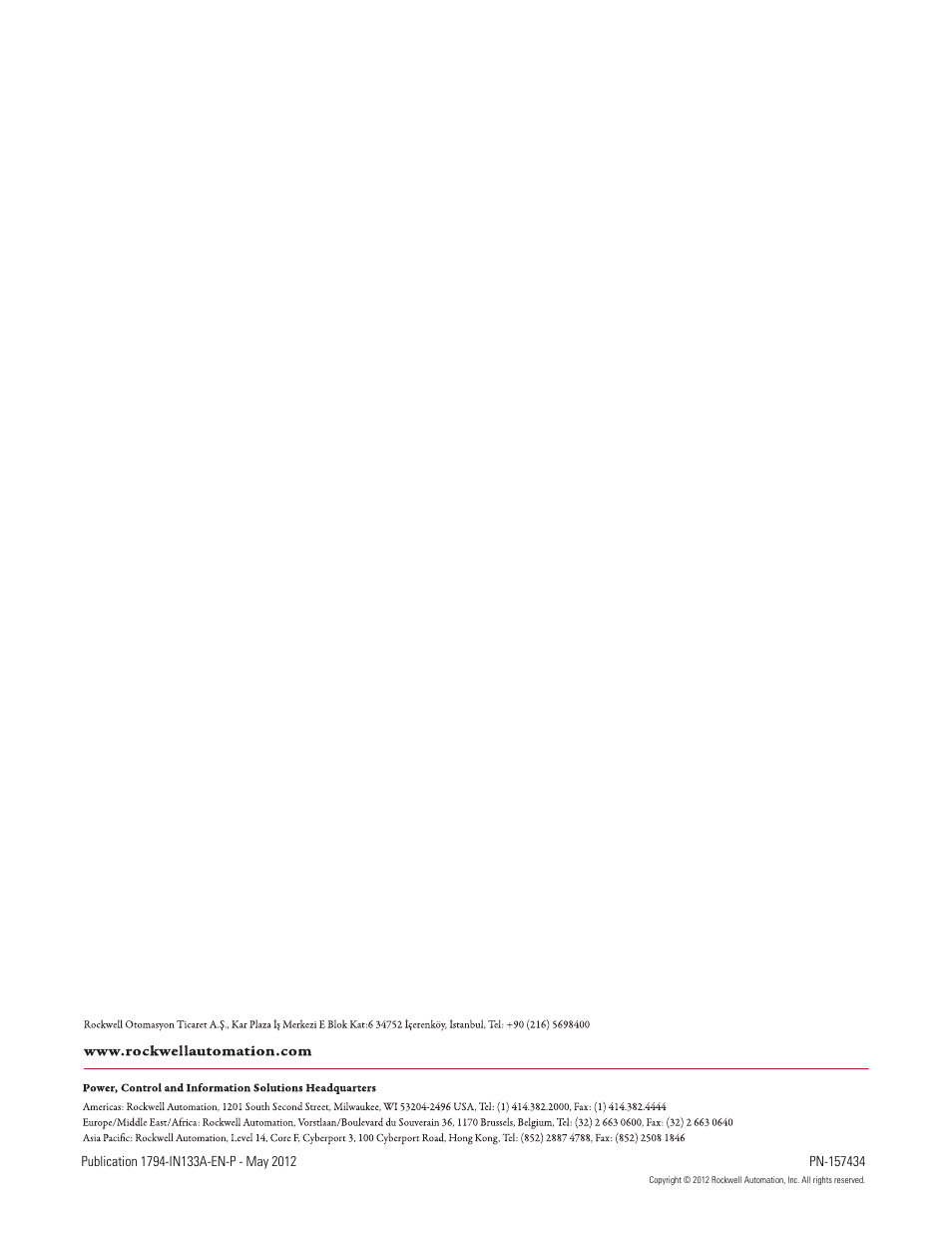 Back cover | Rockwell Automation 1794-TB3GT Flex I/O Terminal Base Units Installation Instructions User Manual | Page 6 / 6