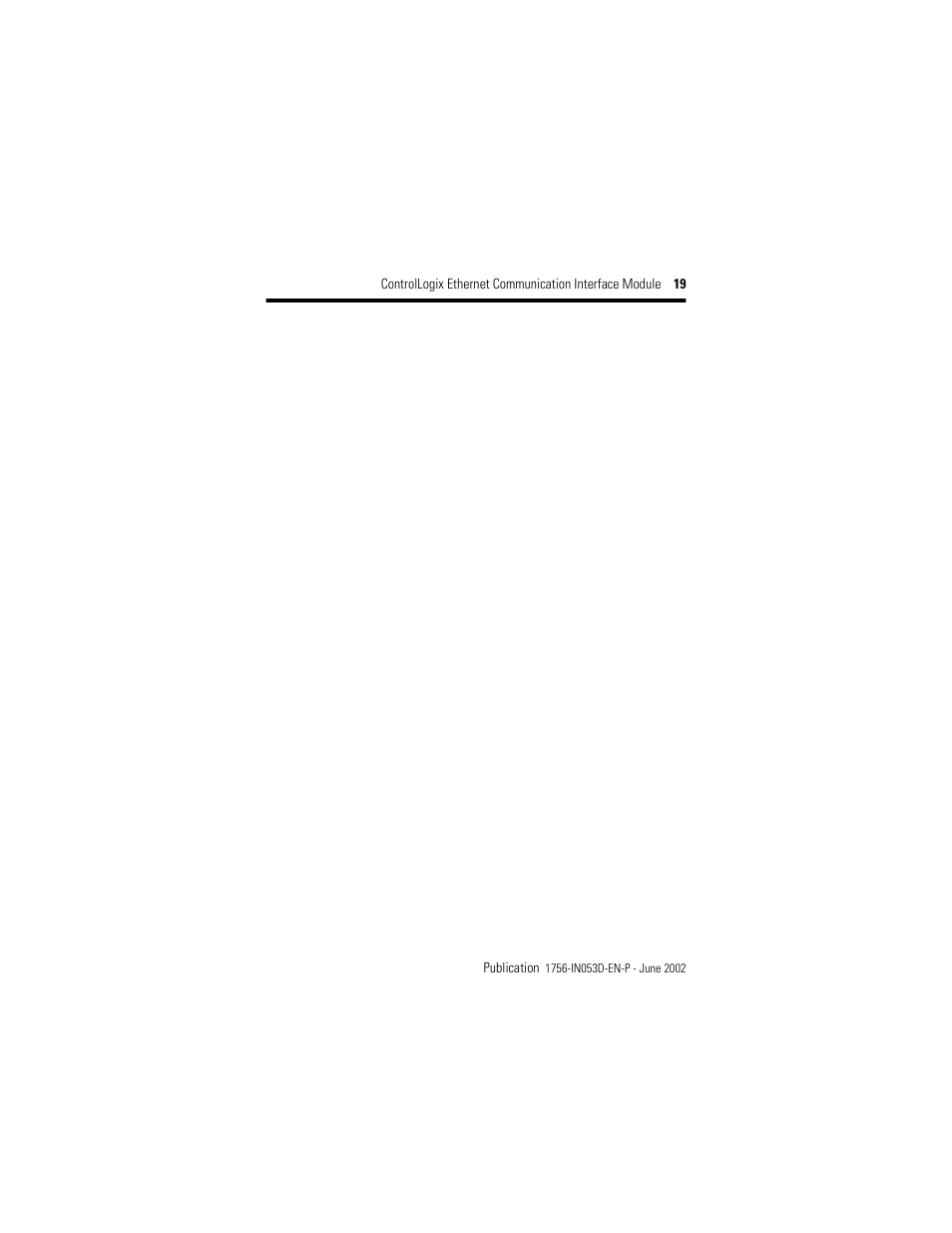 Rockwell Automation 1756-ENET/B ControlLogix EtherNet Comm. Interface Module, Series B Installation Instructions User Manual | Page 19 / 20