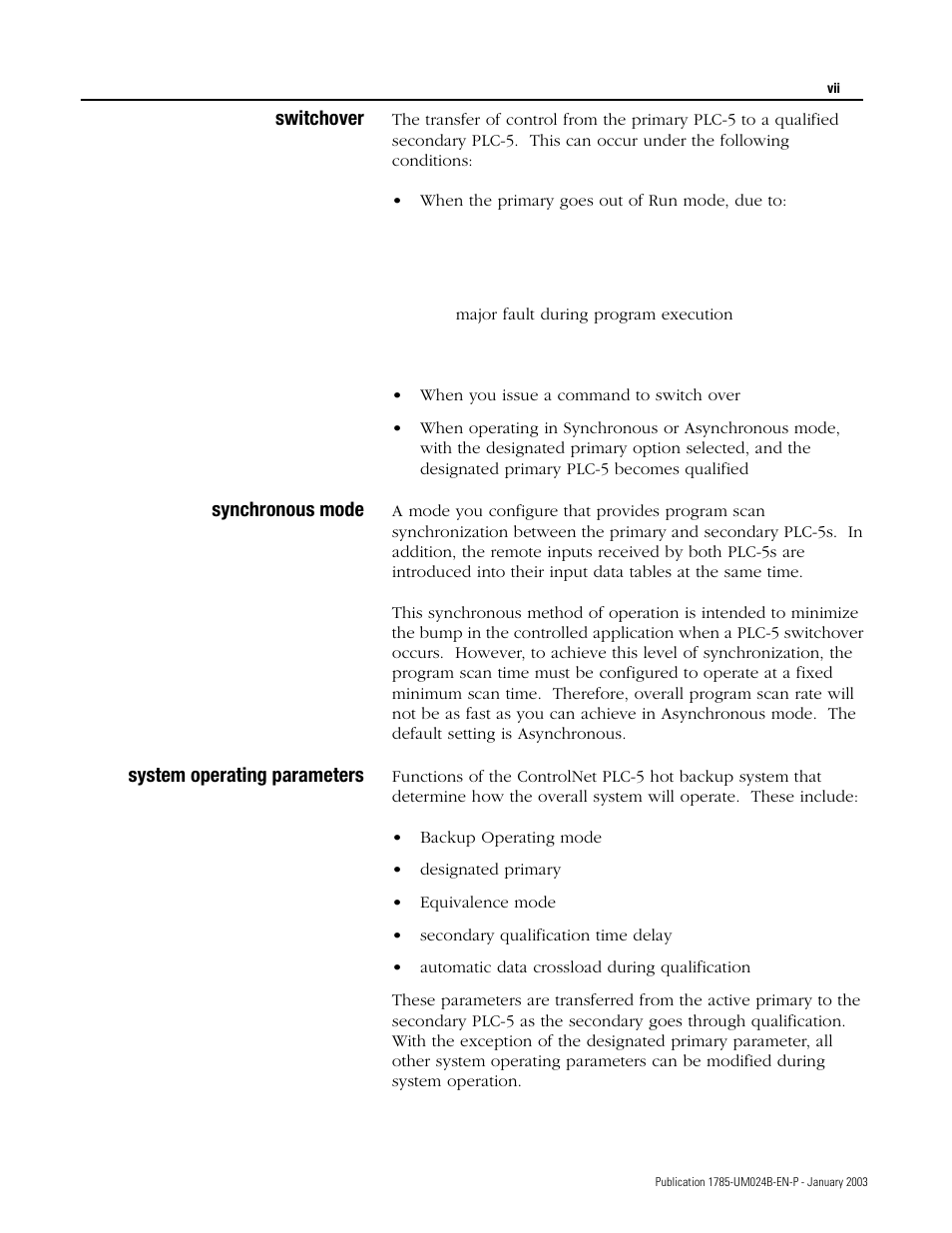 Rockwell Automation 1785-CHBM ControlNet PLC-5 Hot Backup System User Manual User Manual | Page 131 / 140