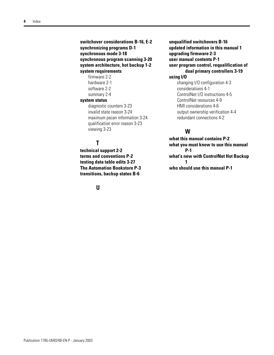 Rockwell Automation 1785-CHBM ControlNet PLC-5 Hot Backup System User Manual User Manual | Page 136 / 140