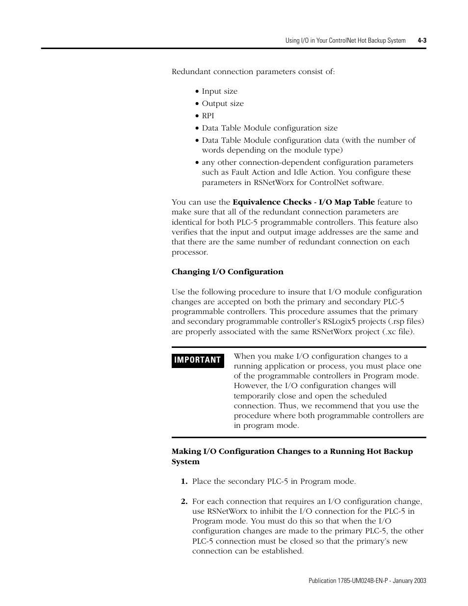 Rockwell Automation 1785-CHBM ControlNet PLC-5 Hot Backup System User Manual User Manual | Page 57 / 140