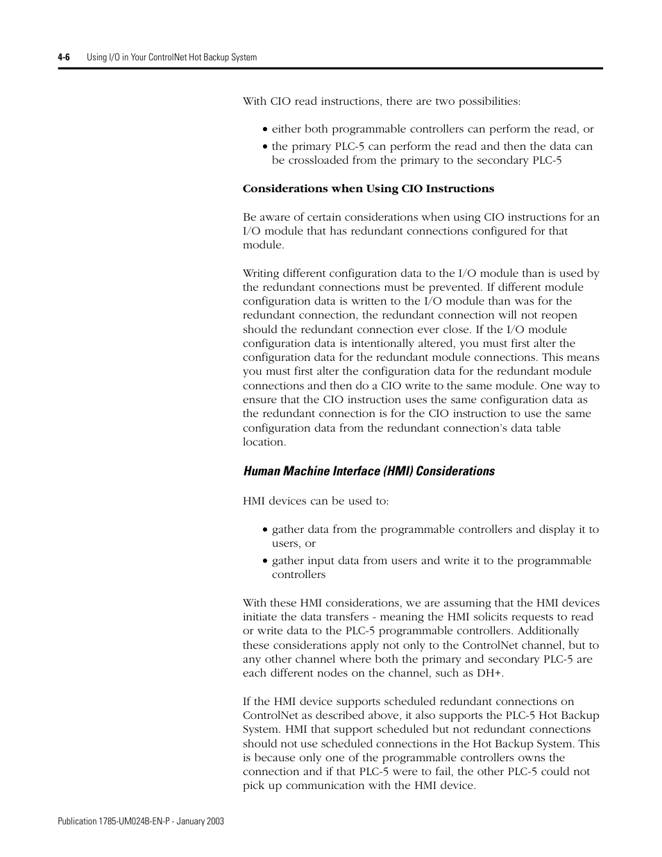 Rockwell Automation 1785-CHBM ControlNet PLC-5 Hot Backup System User Manual User Manual | Page 60 / 140