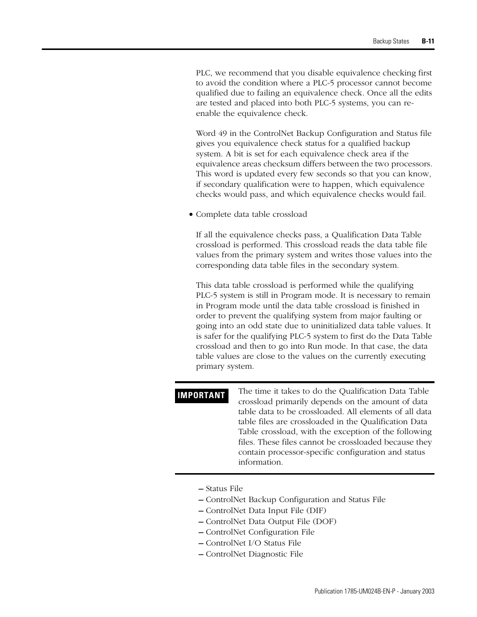 Rockwell Automation 1785-CHBM ControlNet PLC-5 Hot Backup System User Manual User Manual | Page 91 / 140