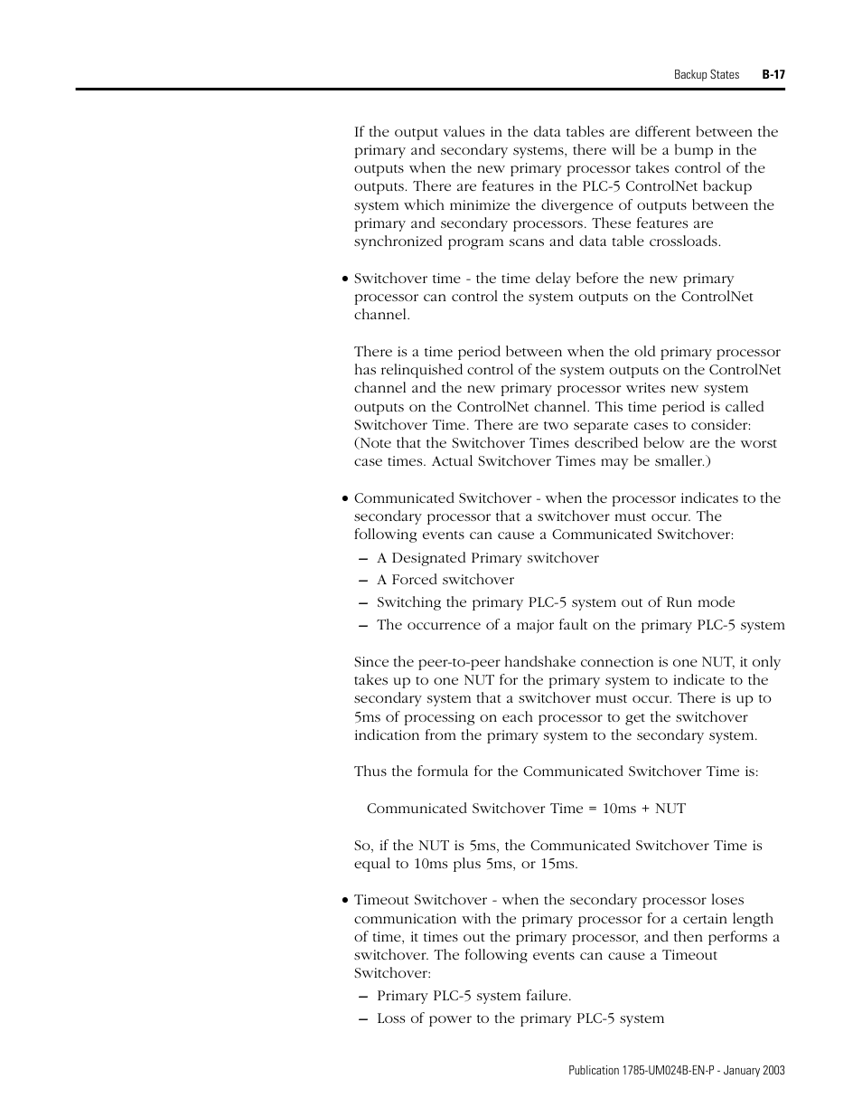 Rockwell Automation 1785-CHBM ControlNet PLC-5 Hot Backup System User Manual User Manual | Page 97 / 140