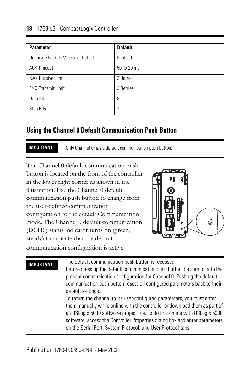 Rockwell Automation 1769-L31 CompactLogix Controller Installation Instructions User Manual | Page 18 / 32