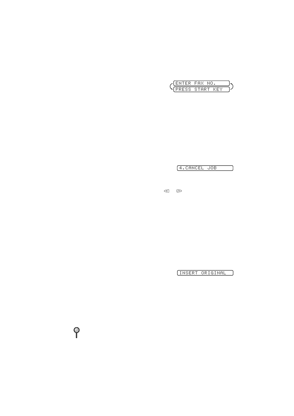 Setting up for polled transmit, Canceling a scheduled job, Interrupting delayed fax and polled transmit jobs | Brother IntelliFAX 560 User Manual | Page 45 / 83