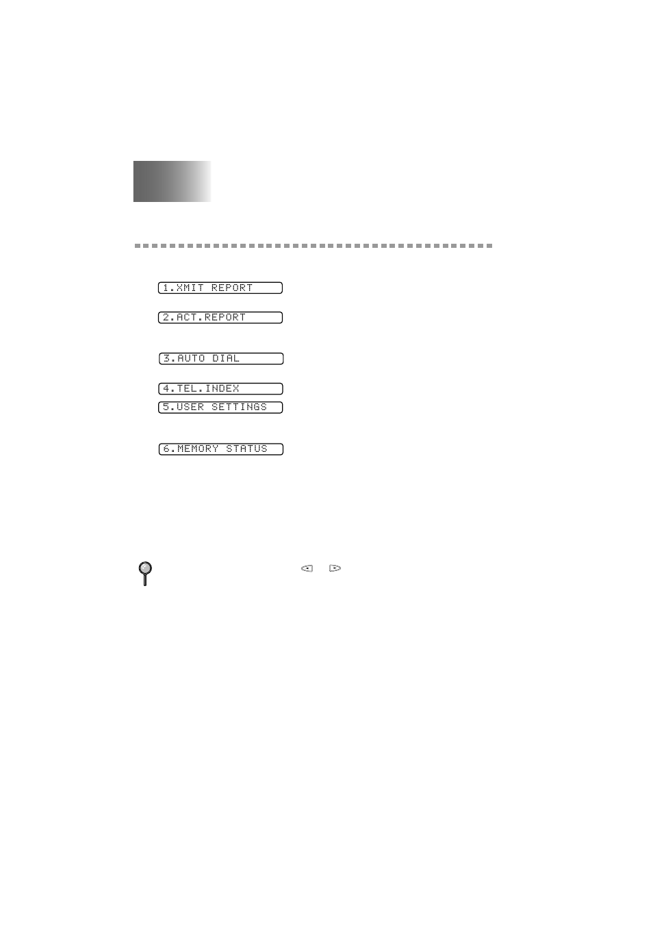 Printing reports, Fax machine settings and activity, To print a report | Printing reports -1, Fax machine settings and activity -1, To print a report -1, Interval | Brother IntelliFAX 560 User Manual | Page 62 / 83