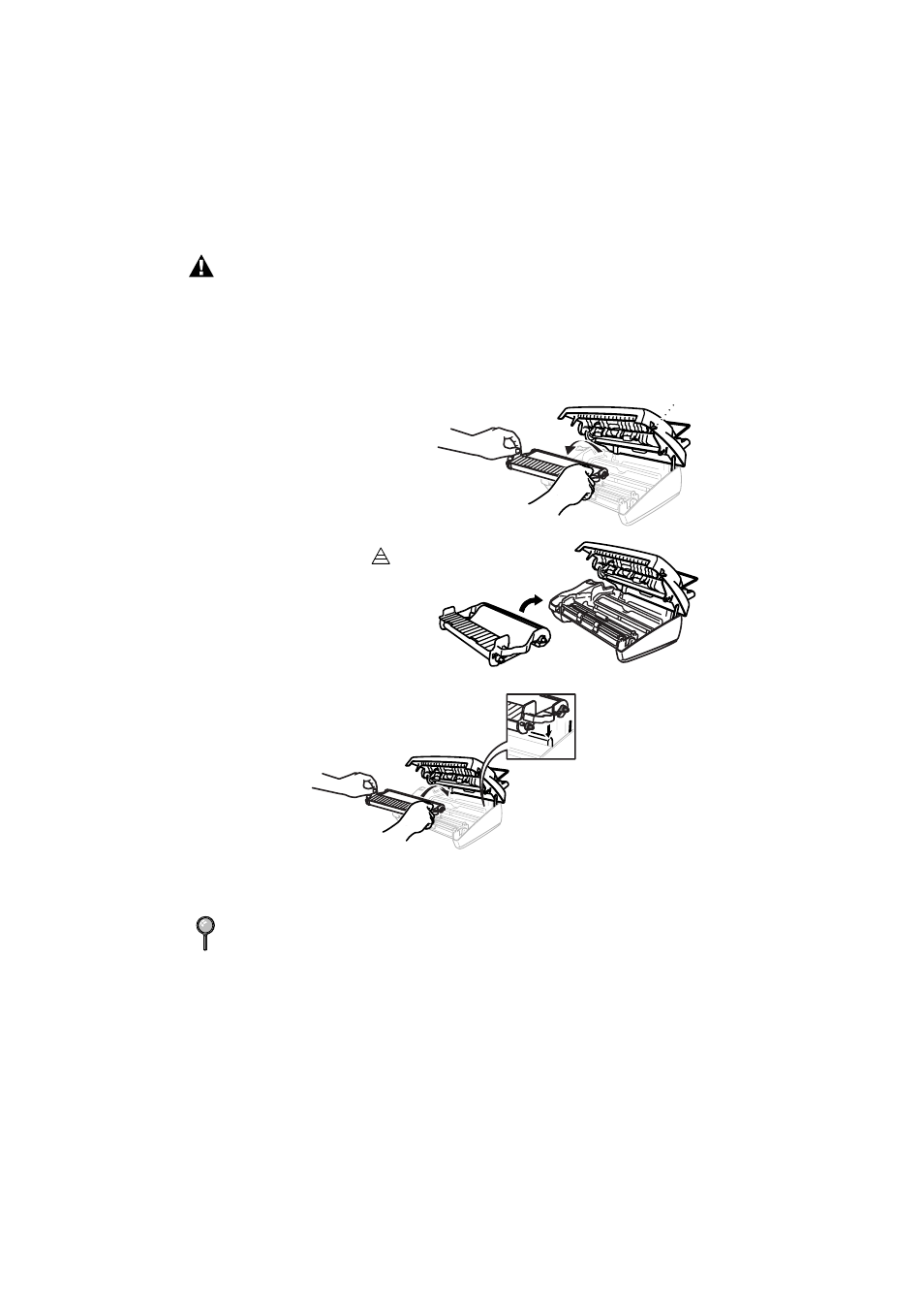 Replacing the print cartridge, Replacing the print cartridge -8, Replacing the print cartridge 1 | Brother IntelliFAX 560 User Manual | Page 74 / 83