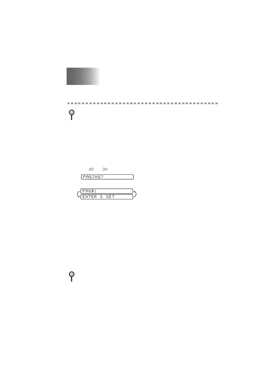 Remote fax options, Setting up fax storage, Programming paging number | Off r-1 | Brother IntelliFAX 560 User Manual | Page 79 / 83