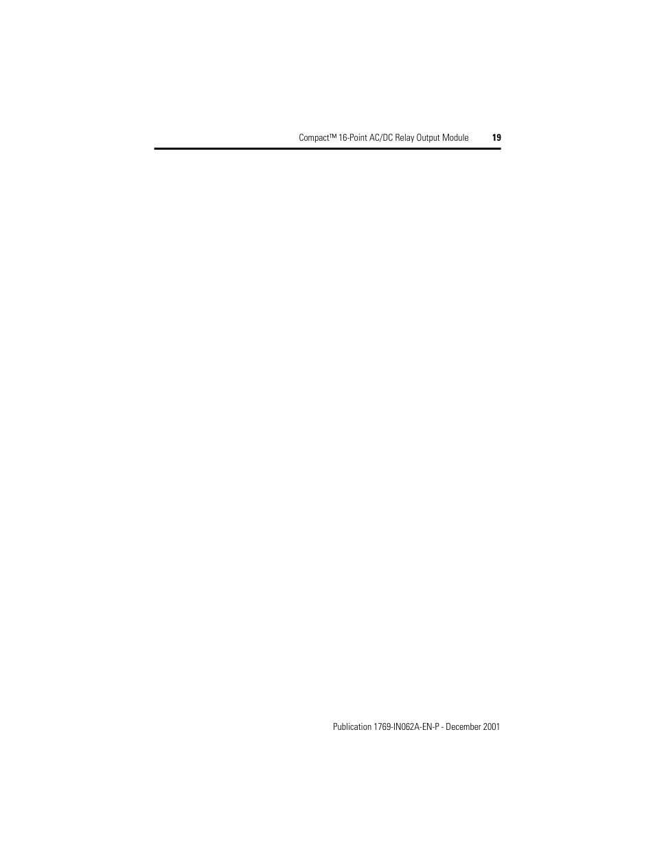 Rockwell Automation 1769-OW16 Compact 16-Point AC/DC Relay Output Module User Manual | Page 19 / 20