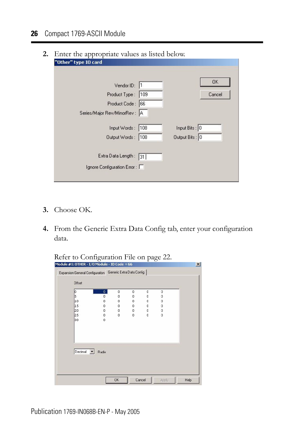 Rockwell Automation 1769-ASCII Compact Module User Manual | Page 26 / 40