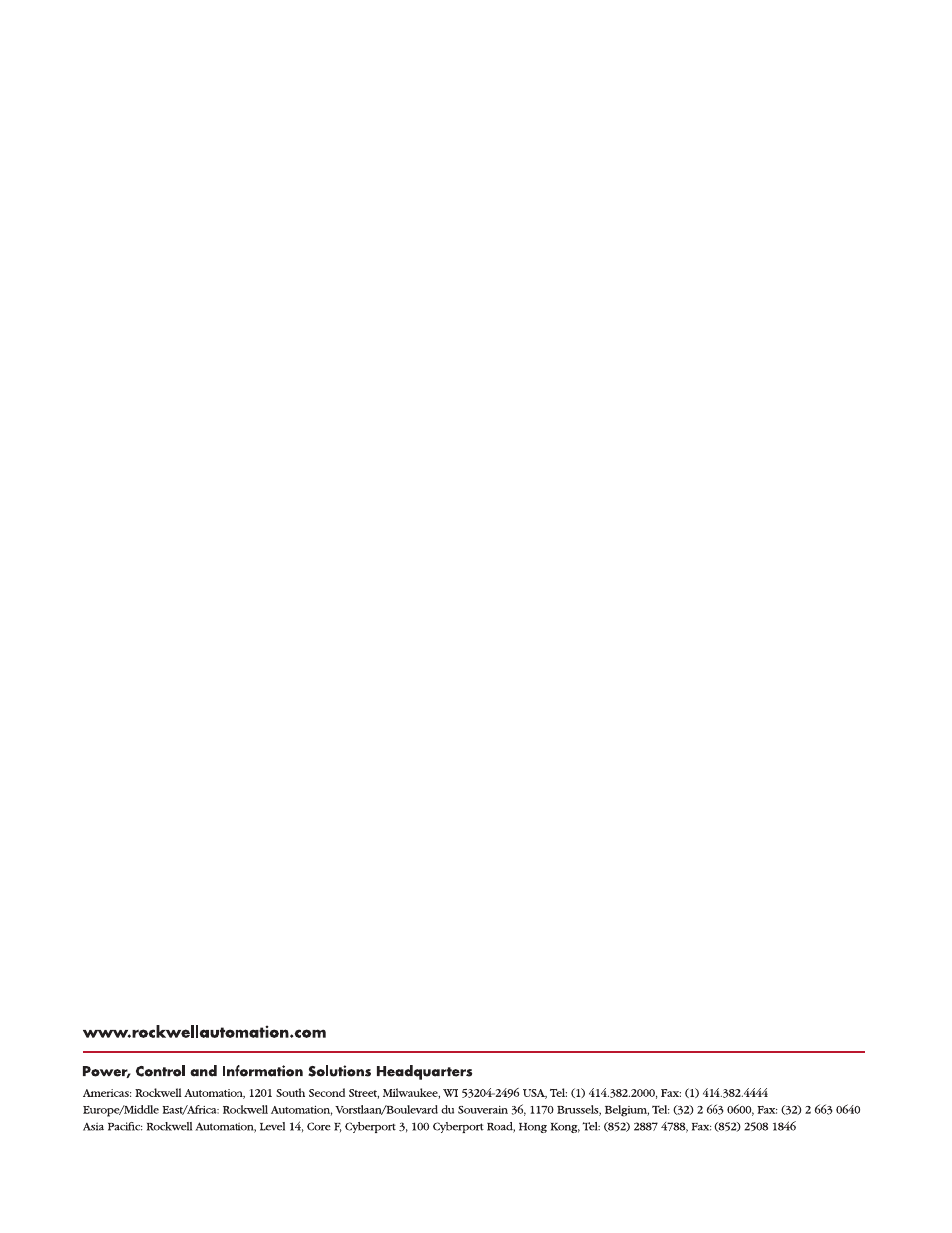 Back cover | Rockwell Automation 1734-IK Encoder/Counter Modules User Manual User Manual | Page 68 / 68