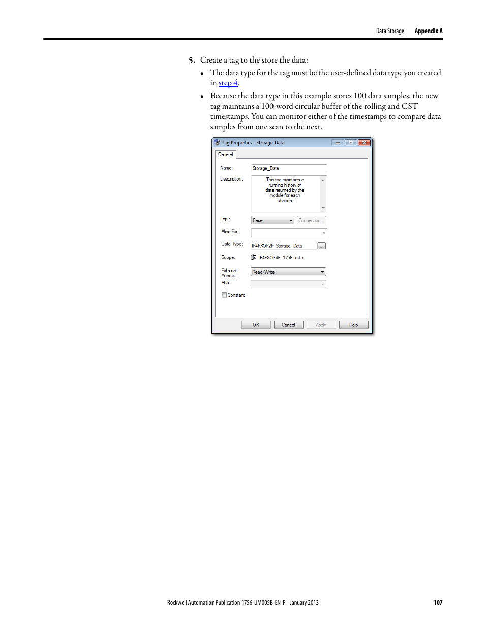 Rockwell Automation 1756-IF4FXOF2F ControlLogix High-speed Analog I/O Module User Manual | Page 107 / 152