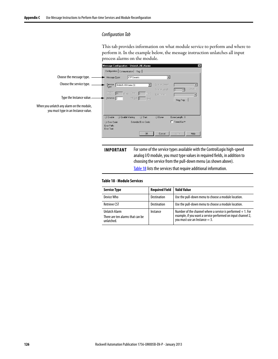 Rockwell Automation 1756-IF4FXOF2F ControlLogix High-speed Analog I/O Module User Manual | Page 126 / 152