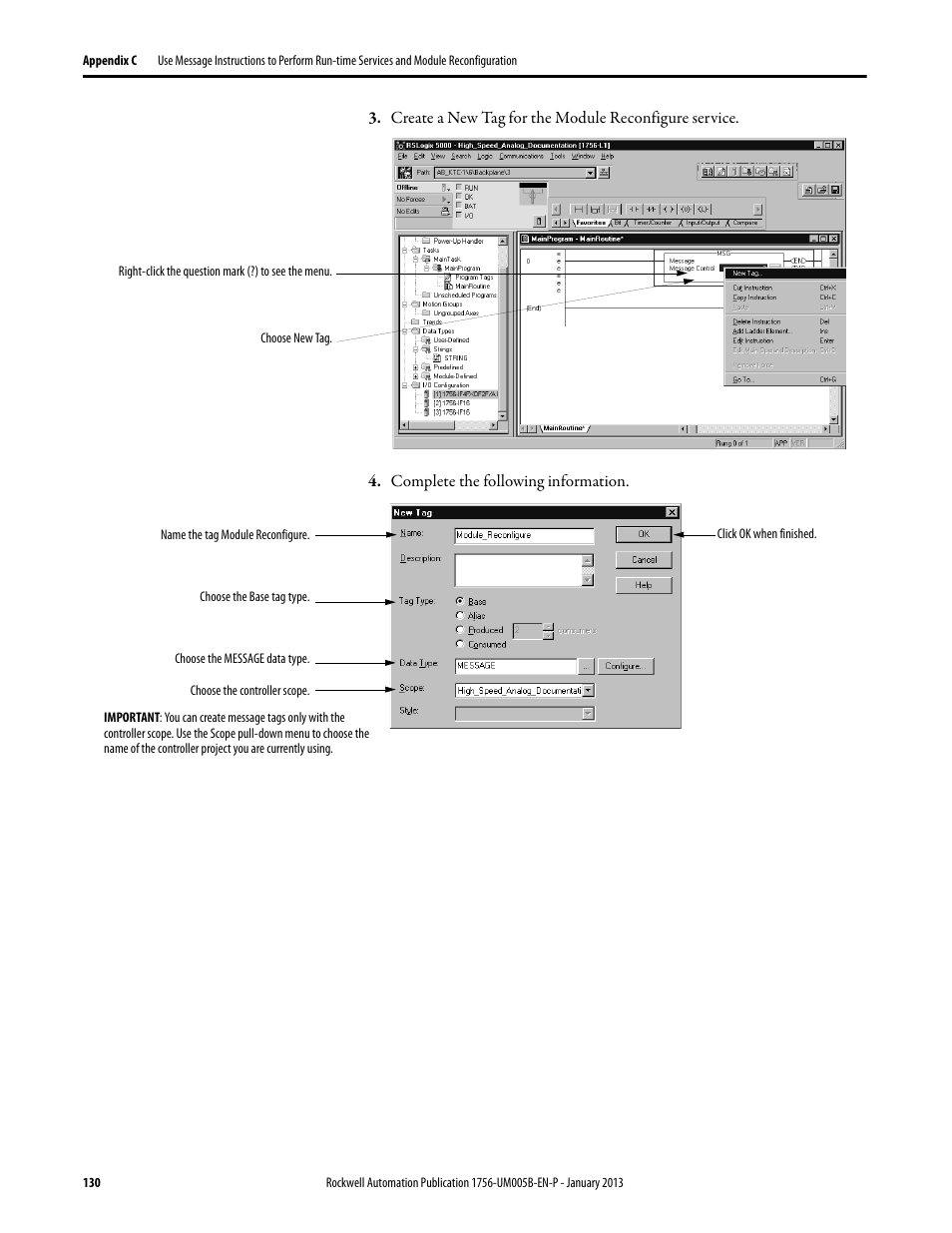 Rockwell Automation 1756-IF4FXOF2F ControlLogix High-speed Analog I/O Module User Manual | Page 130 / 152