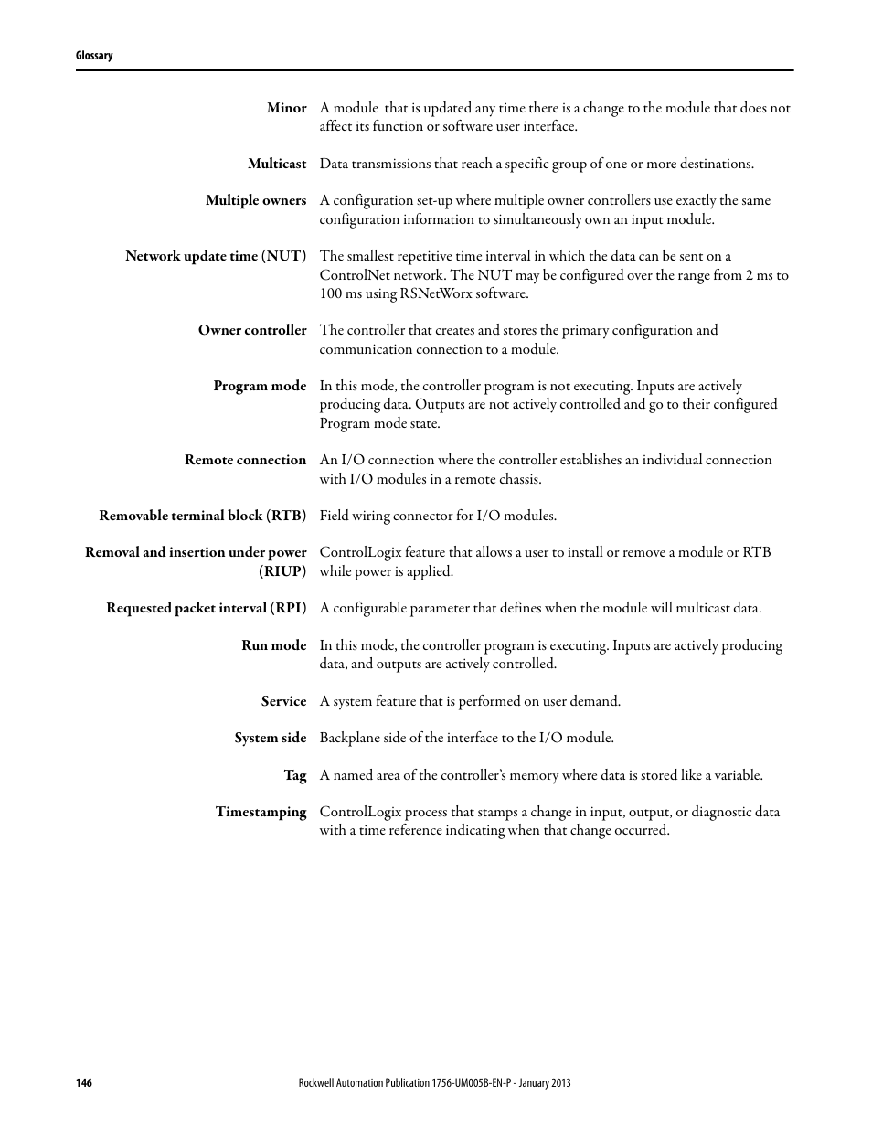 Rockwell Automation 1756-IF4FXOF2F ControlLogix High-speed Analog I/O Module User Manual | Page 146 / 152