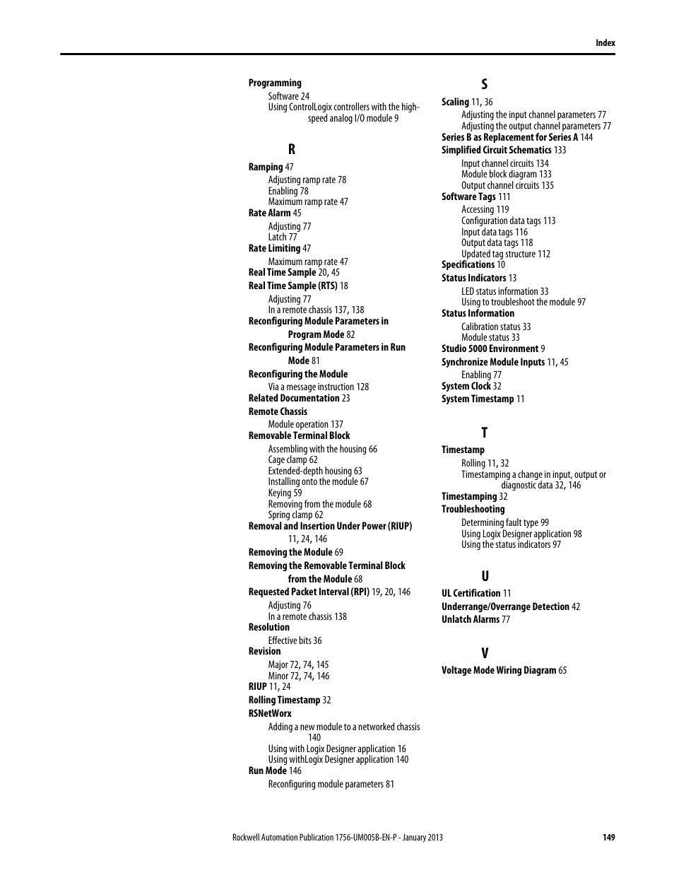 Rockwell Automation 1756-IF4FXOF2F ControlLogix High-speed Analog I/O Module User Manual | Page 149 / 152