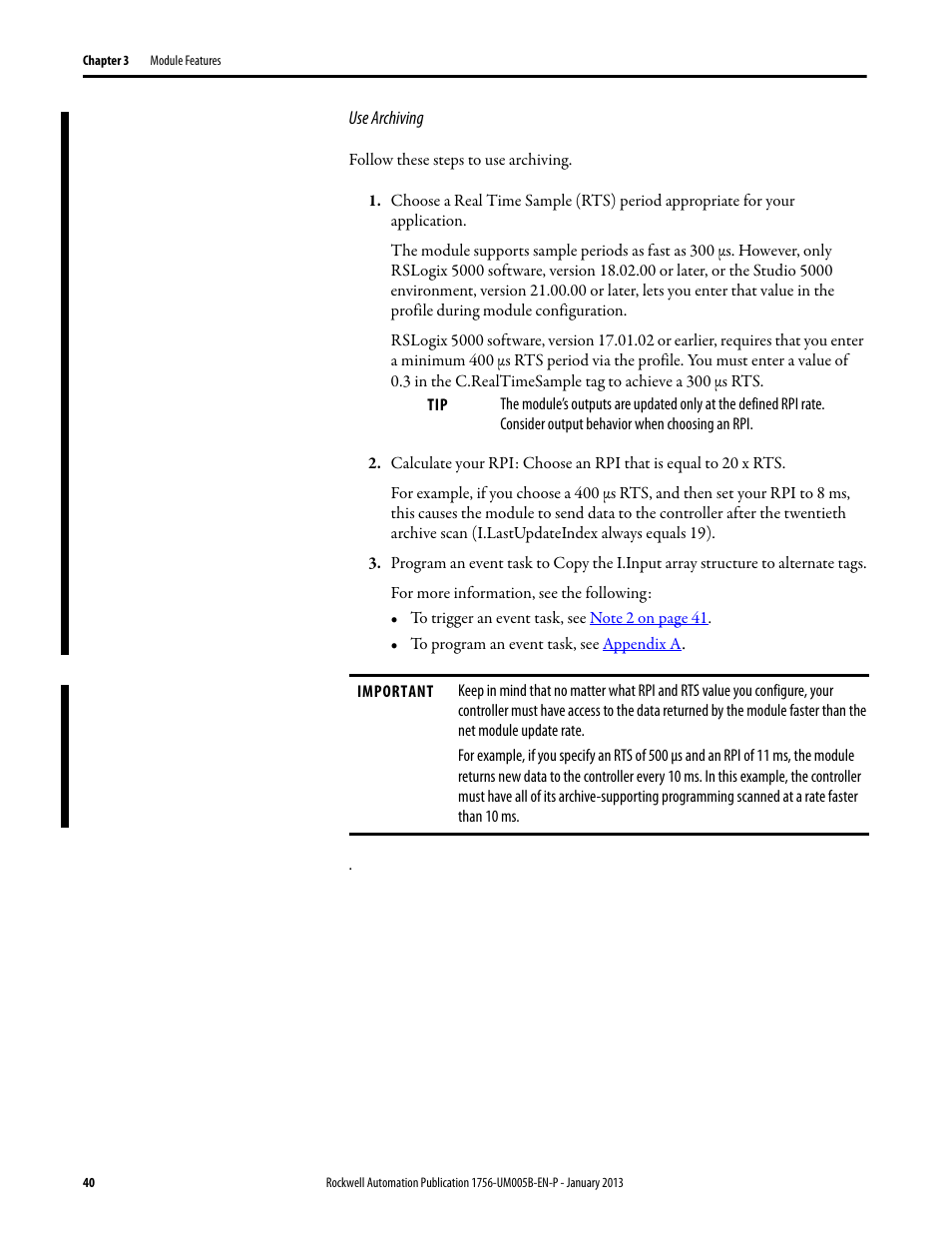 Rockwell Automation 1756-IF4FXOF2F ControlLogix High-speed Analog I/O Module User Manual | Page 40 / 152