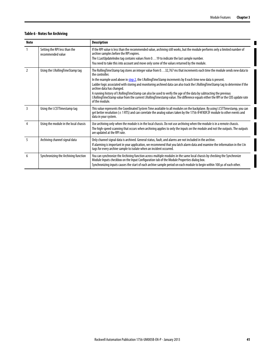 Rockwell Automation 1756-IF4FXOF2F ControlLogix High-speed Analog I/O Module User Manual | Page 41 / 152