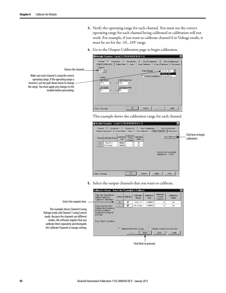 Rockwell Automation 1756-IF4FXOF2F ControlLogix High-speed Analog I/O Module User Manual | Page 92 / 152