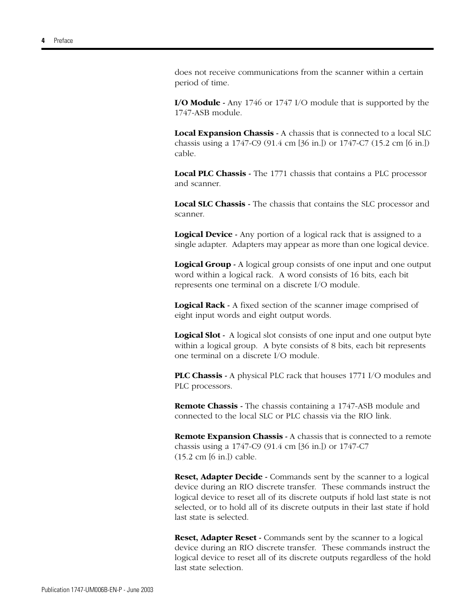 Rockwell Automation 1747-ASB Remote I/O Adapter User Manual | Page 12 / 156
