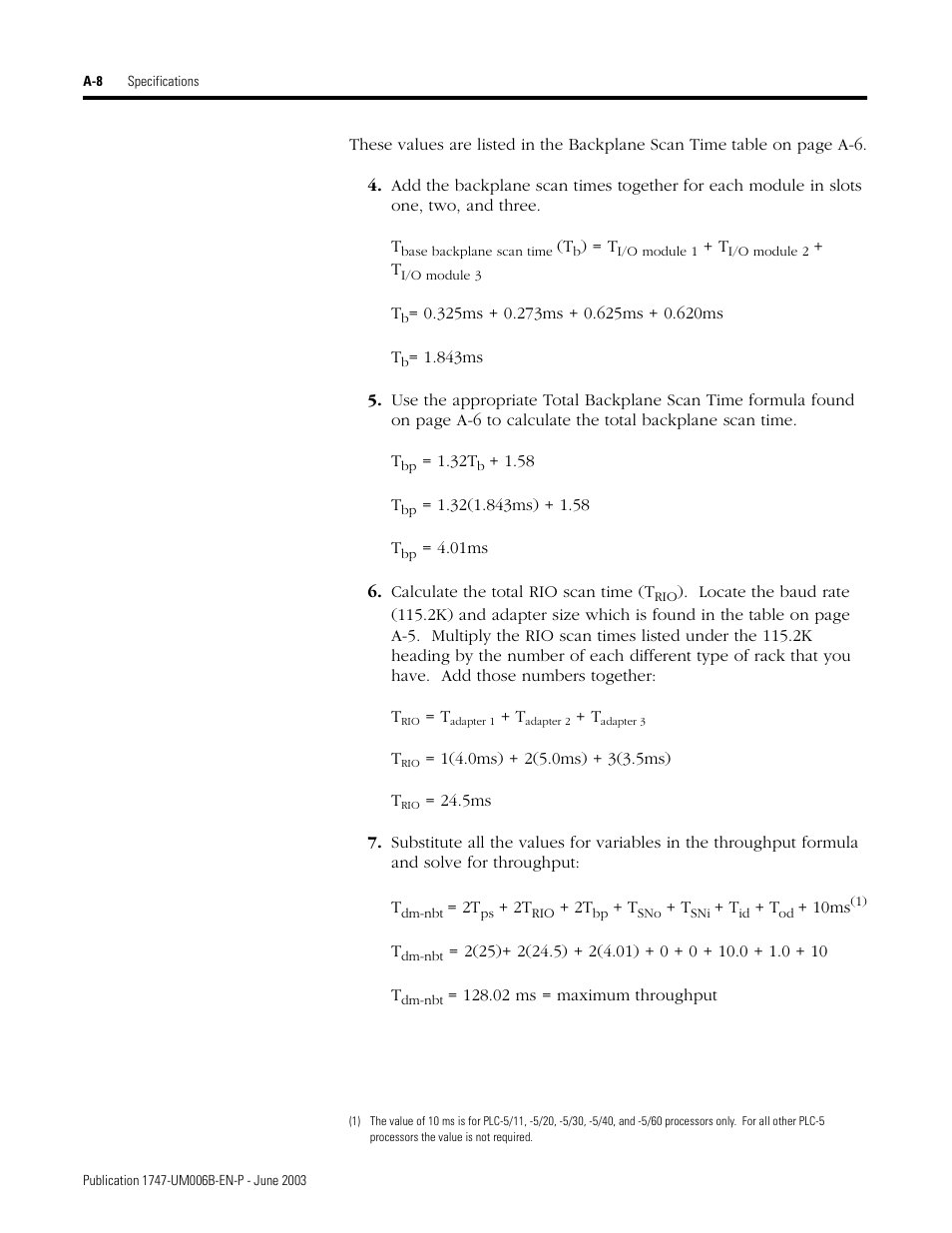 Rockwell Automation 1747-ASB Remote I/O Adapter User Manual | Page 136 / 156