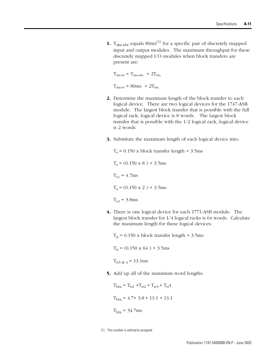 Rockwell Automation 1747-ASB Remote I/O Adapter User Manual | Page 139 / 156