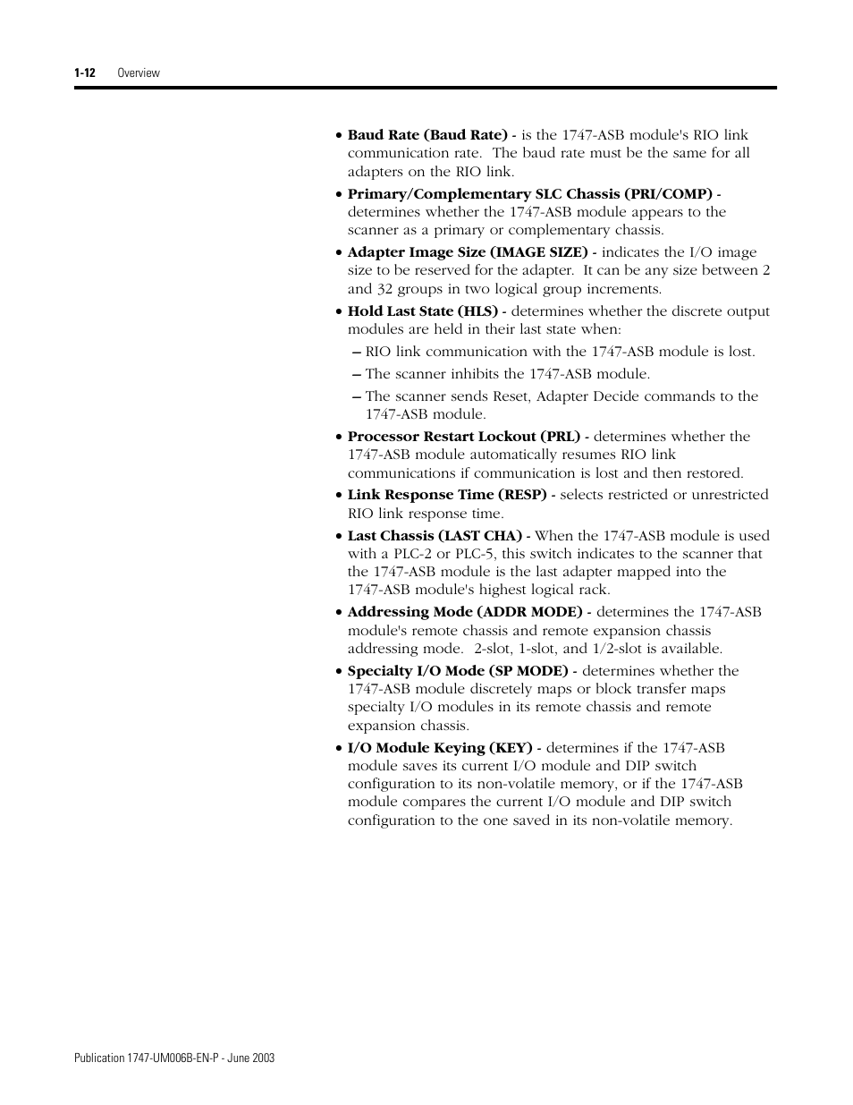 Rockwell Automation 1747-ASB Remote I/O Adapter User Manual | Page 26 / 156