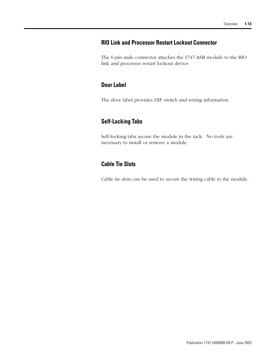 Rockwell Automation 1747-ASB Remote I/O Adapter User Manual | Page 27 / 156