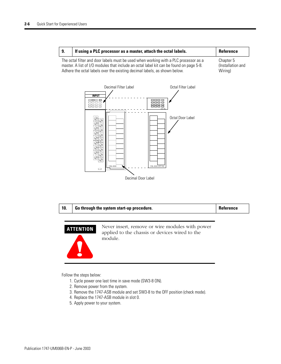 Rockwell Automation 1747-ASB Remote I/O Adapter User Manual | Page 34 / 156