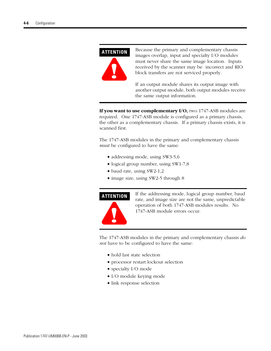 Rockwell Automation 1747-ASB Remote I/O Adapter User Manual | Page 60 / 156