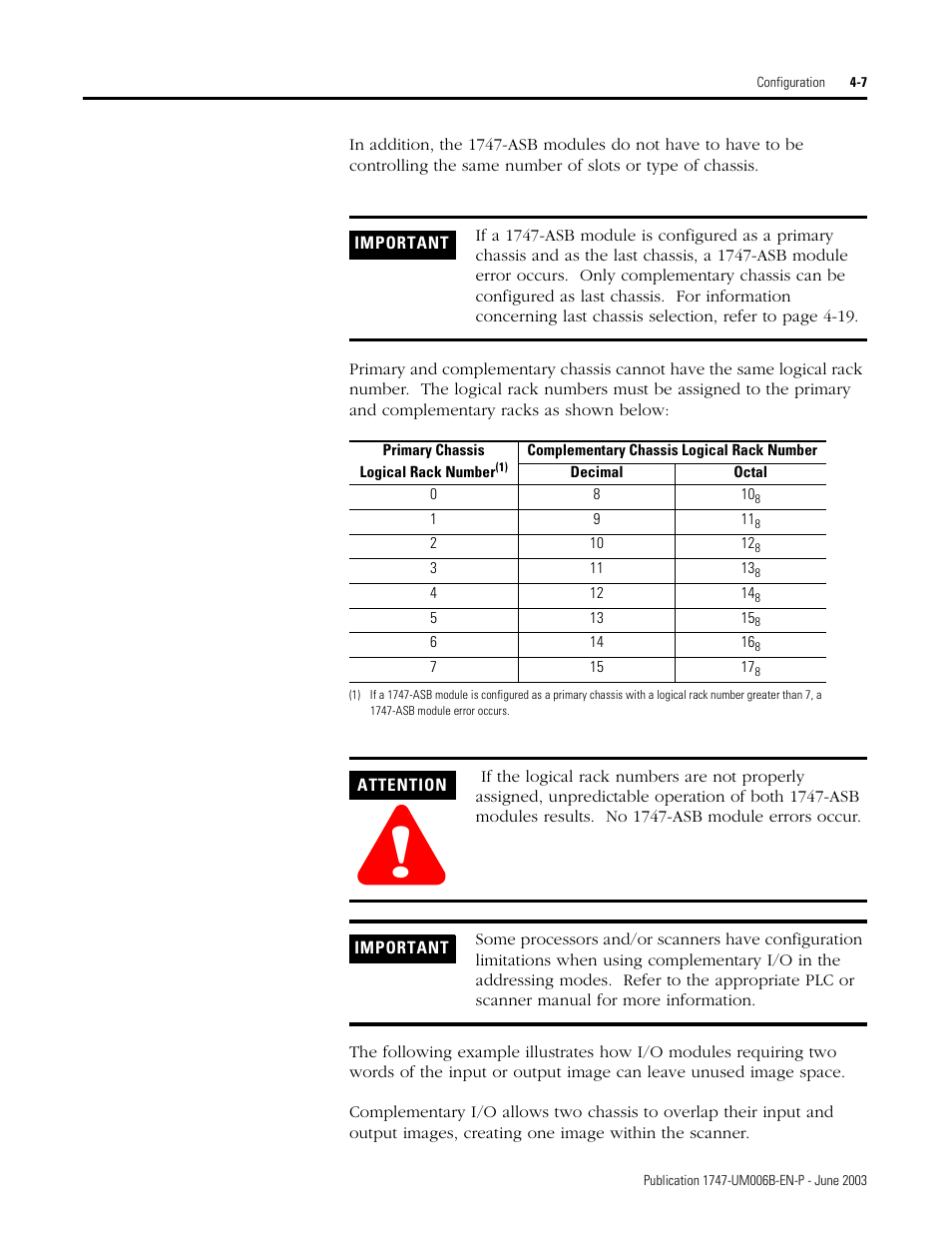 Rockwell Automation 1747-ASB Remote I/O Adapter User Manual | Page 61 / 156