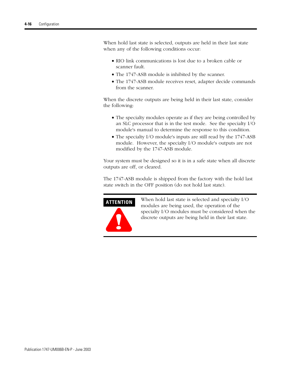 Rockwell Automation 1747-ASB Remote I/O Adapter User Manual | Page 70 / 156