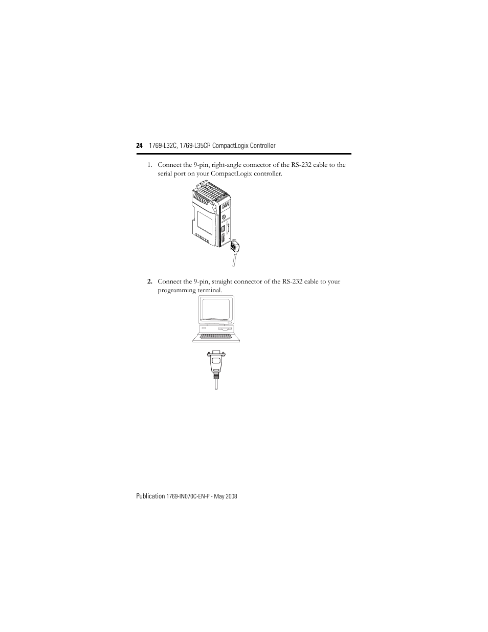 Rockwell Automation 1769-L32C_L35CR CompactLogix Controller Installation Instructions User Manual | Page 24 / 48