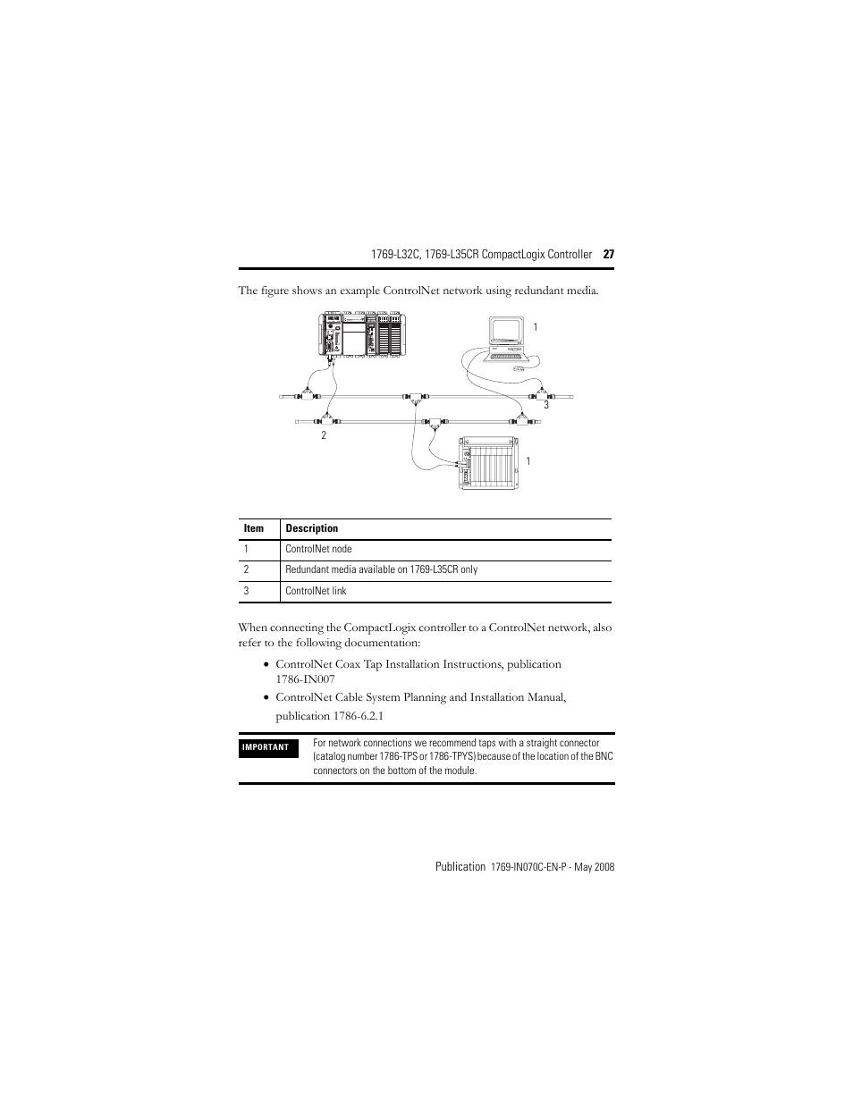 Rockwell Automation 1769-L32C_L35CR CompactLogix Controller Installation Instructions User Manual | Page 27 / 48