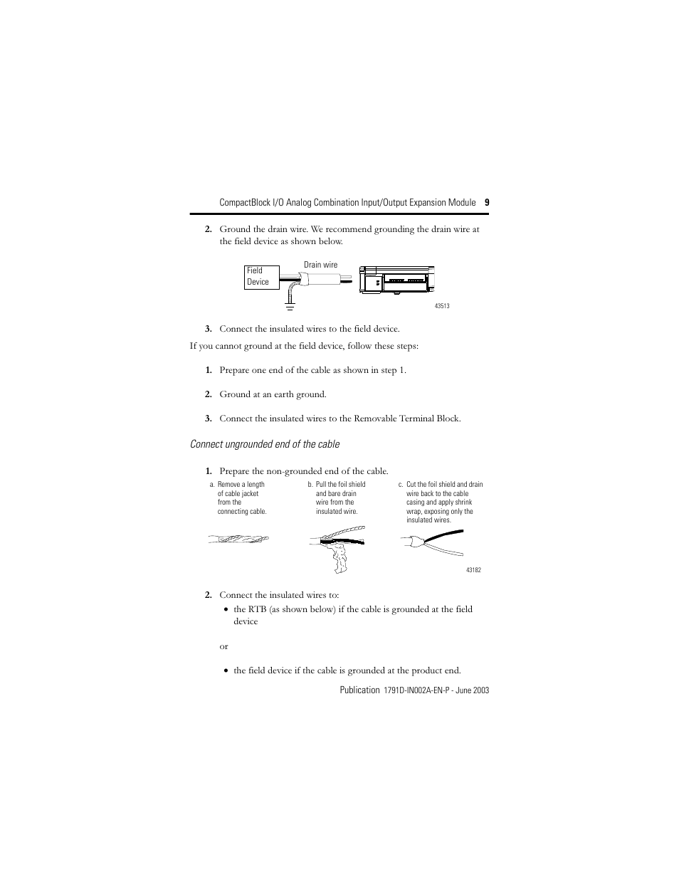 Rockwell Automation 1791D-N4CV2X CompactBlock I/O for DeviceNet Expansion Module I.I. User Manual | Page 9 / 20