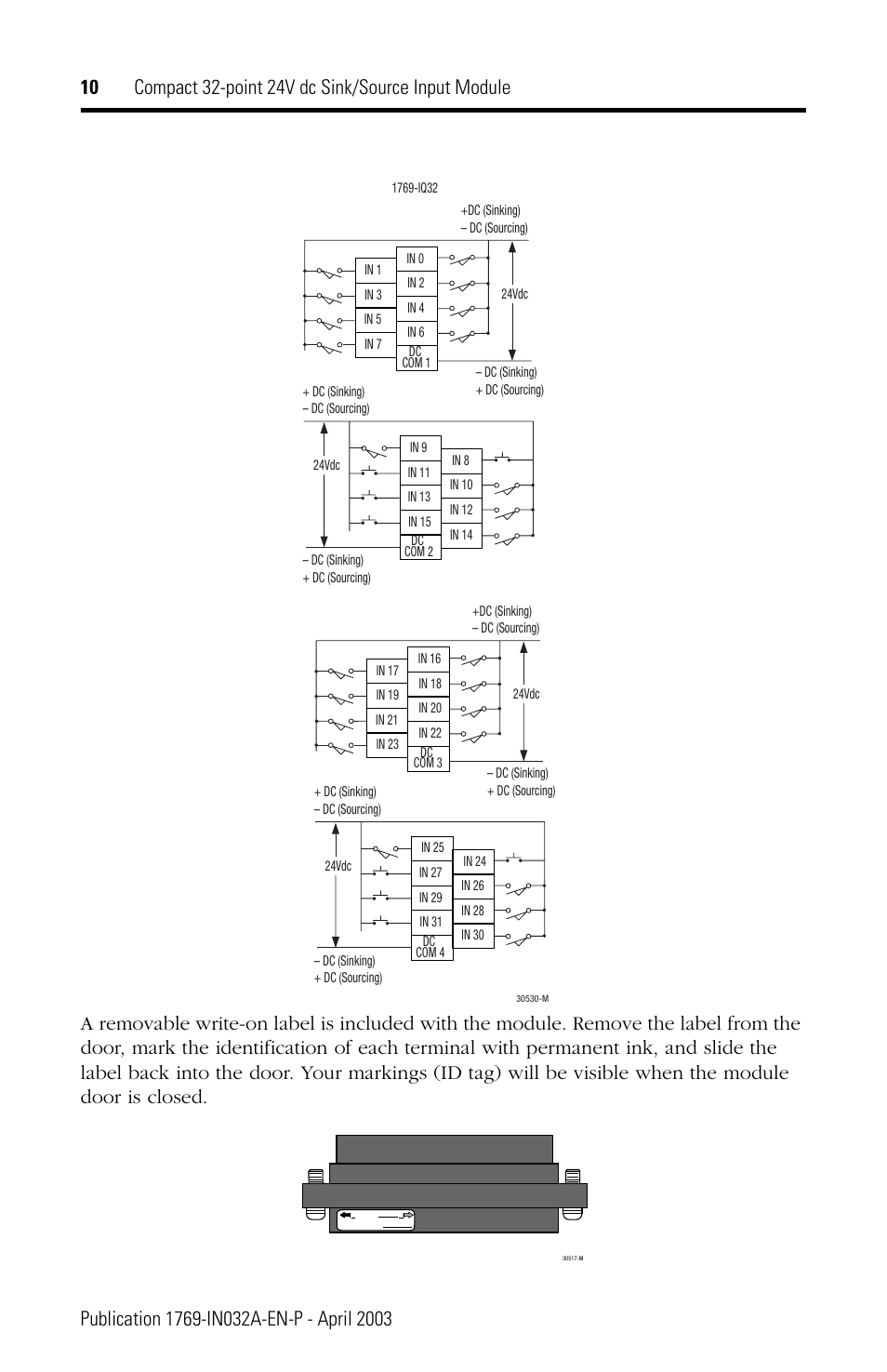 Rockwell Automation 1769-IQ32 Install Instr User Manual | Page 10 / 16