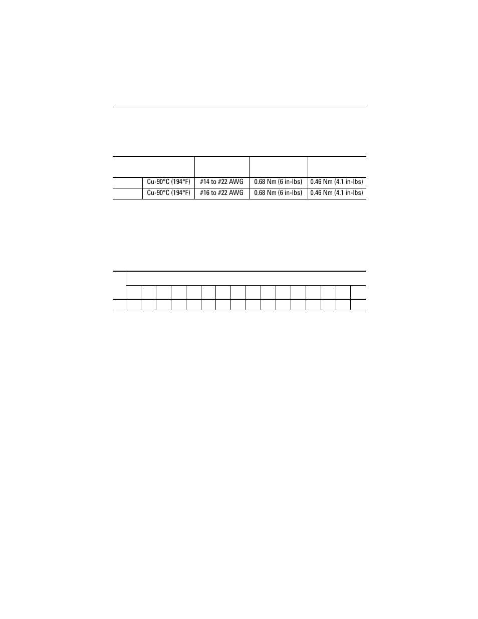 Wire size and terminal screw torque, I/o memory mapping, Input data file | Spare/replacement module parts | Rockwell Automation 1769-IQ16 Compact 24V dc Sink/Source Input Module User Manual | Page 10 / 16