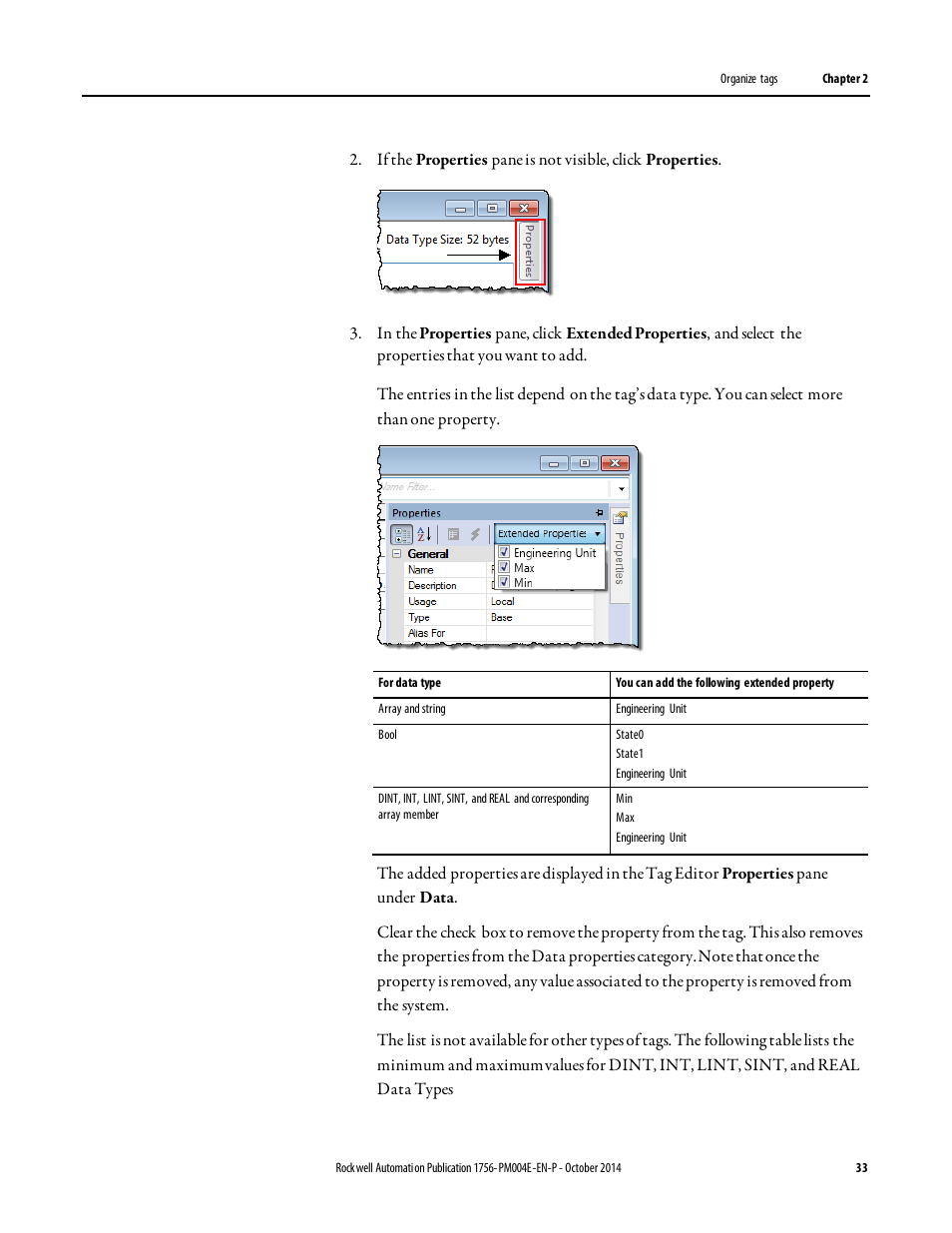 Rockwell Automation Logix5000 Controllers I/O and Tag Data Programming Manual User Manual | Page 33 / 86