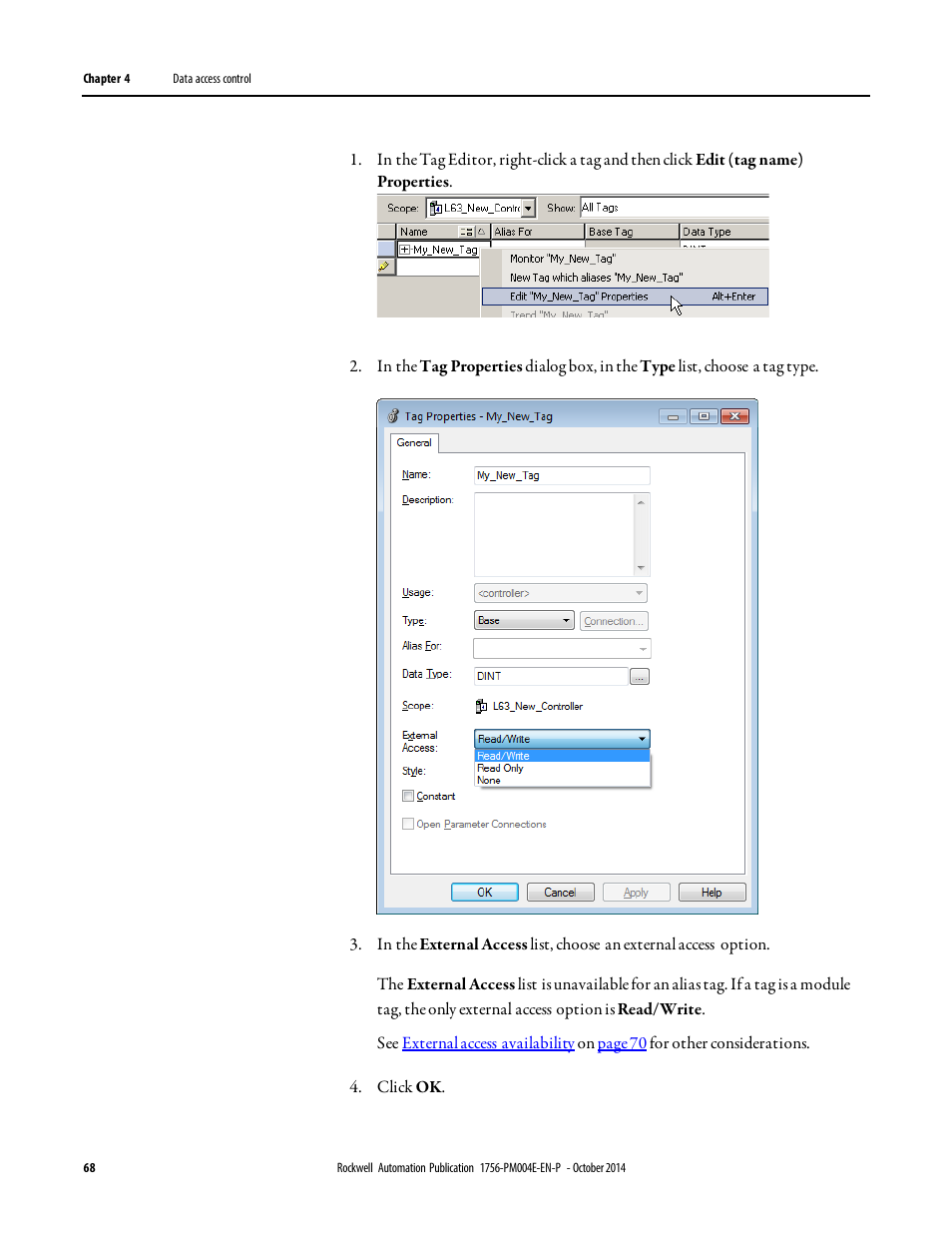 Rockwell Automation Logix5000 Controllers I/O and Tag Data Programming Manual User Manual | Page 68 / 86