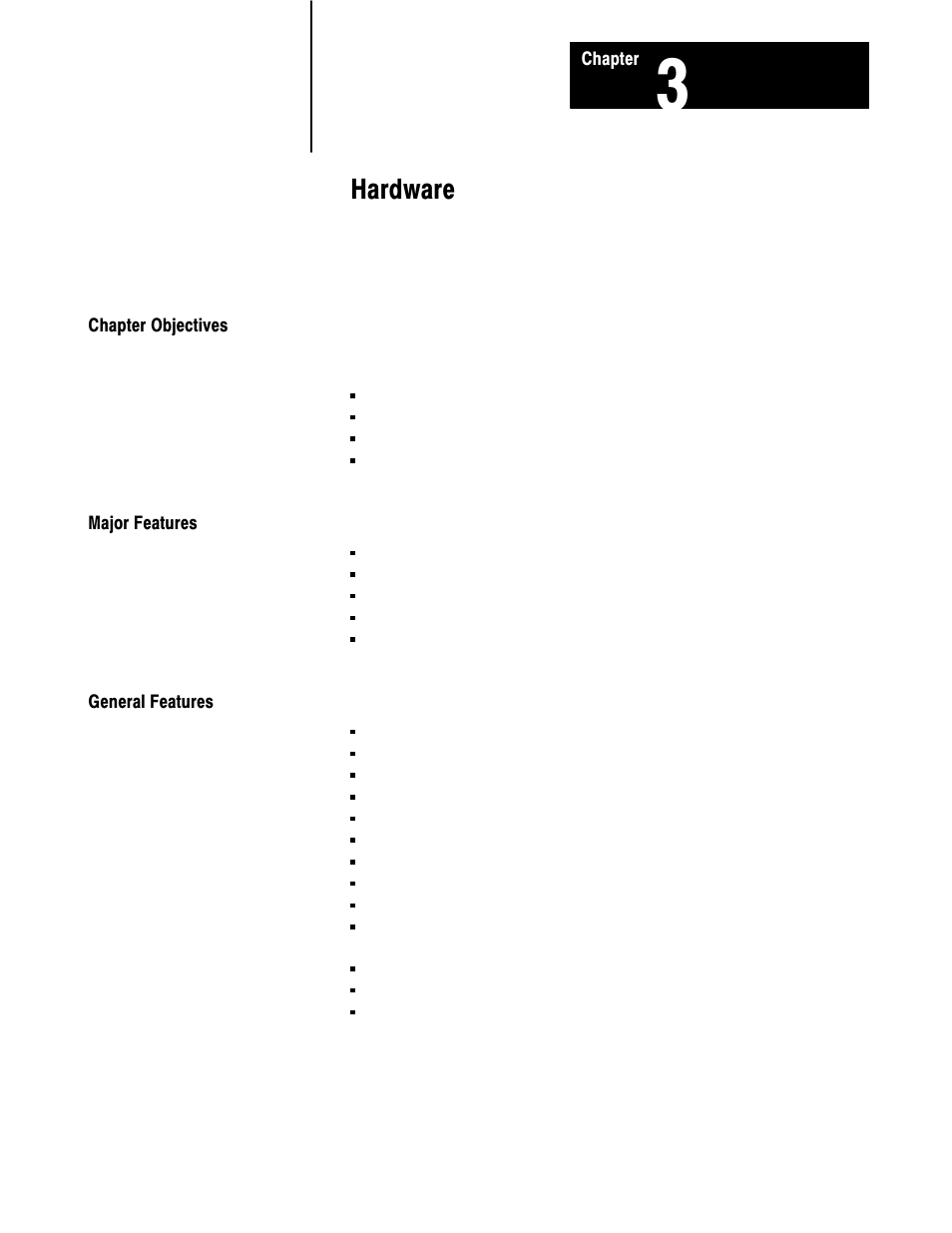 1772-6.8.6, 3 - hardware, Hardware | Rockwell Automation 1772-LS_LSP,D17726.8.6 PROG/OPER MANUAL-MINI PLC-2/05 User Manual | Page 27 / 289