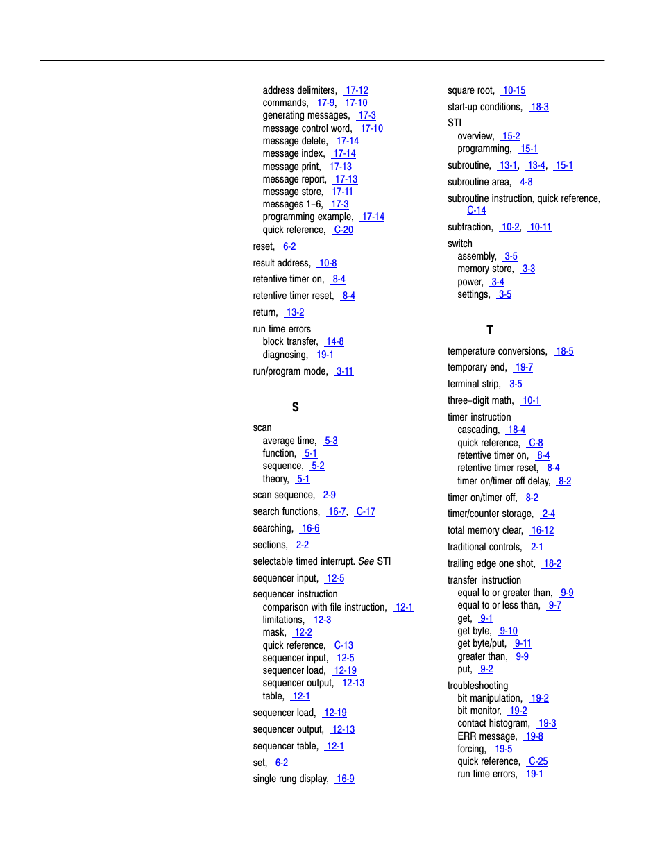 Rockwell Automation 1772-LS_LSP,D17726.8.6 PROG/OPER MANUAL-MINI PLC-2/05 User Manual | Page 287 / 289