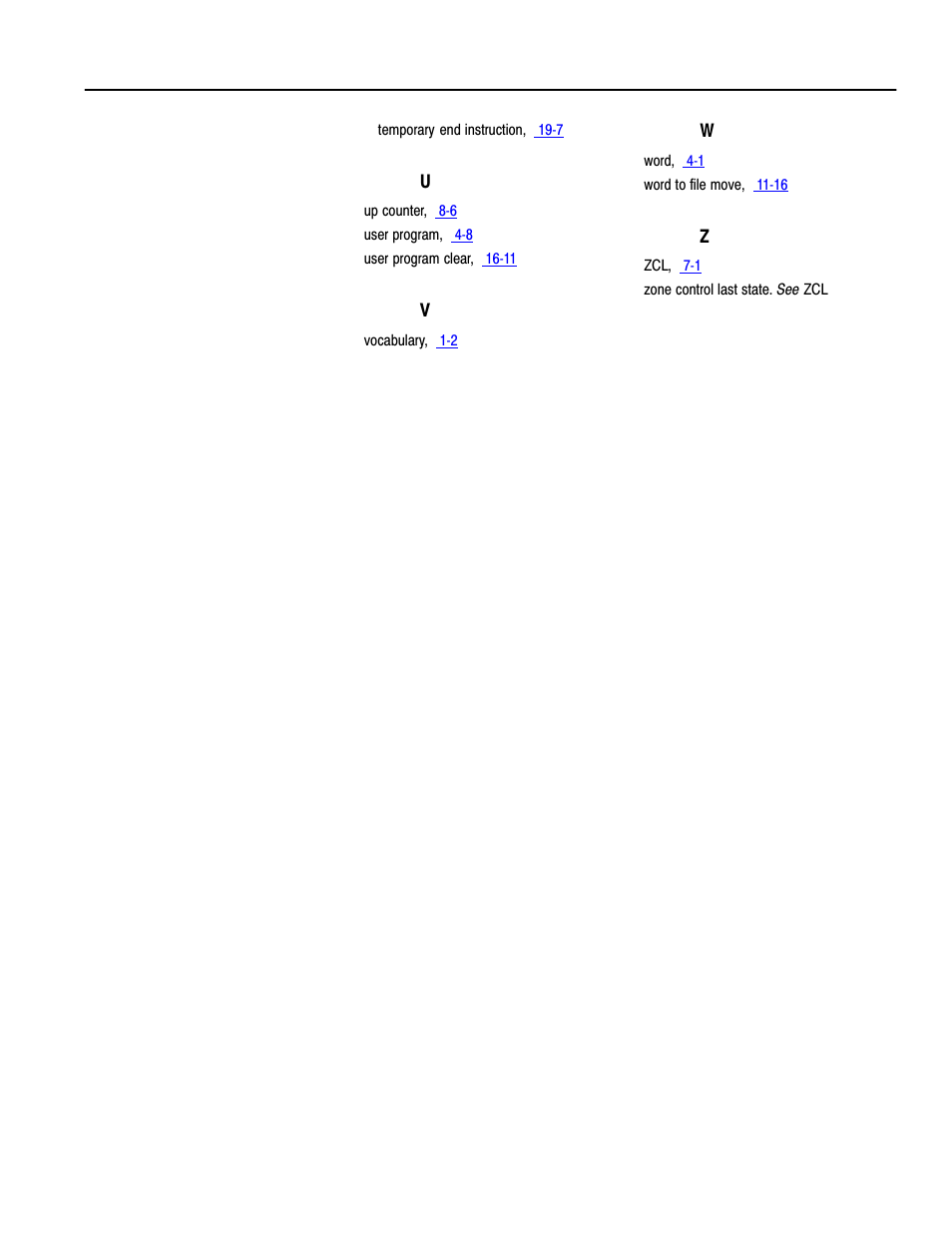 Rockwell Automation 1772-LS_LSP,D17726.8.6 PROG/OPER MANUAL-MINI PLC-2/05 User Manual | Page 288 / 289