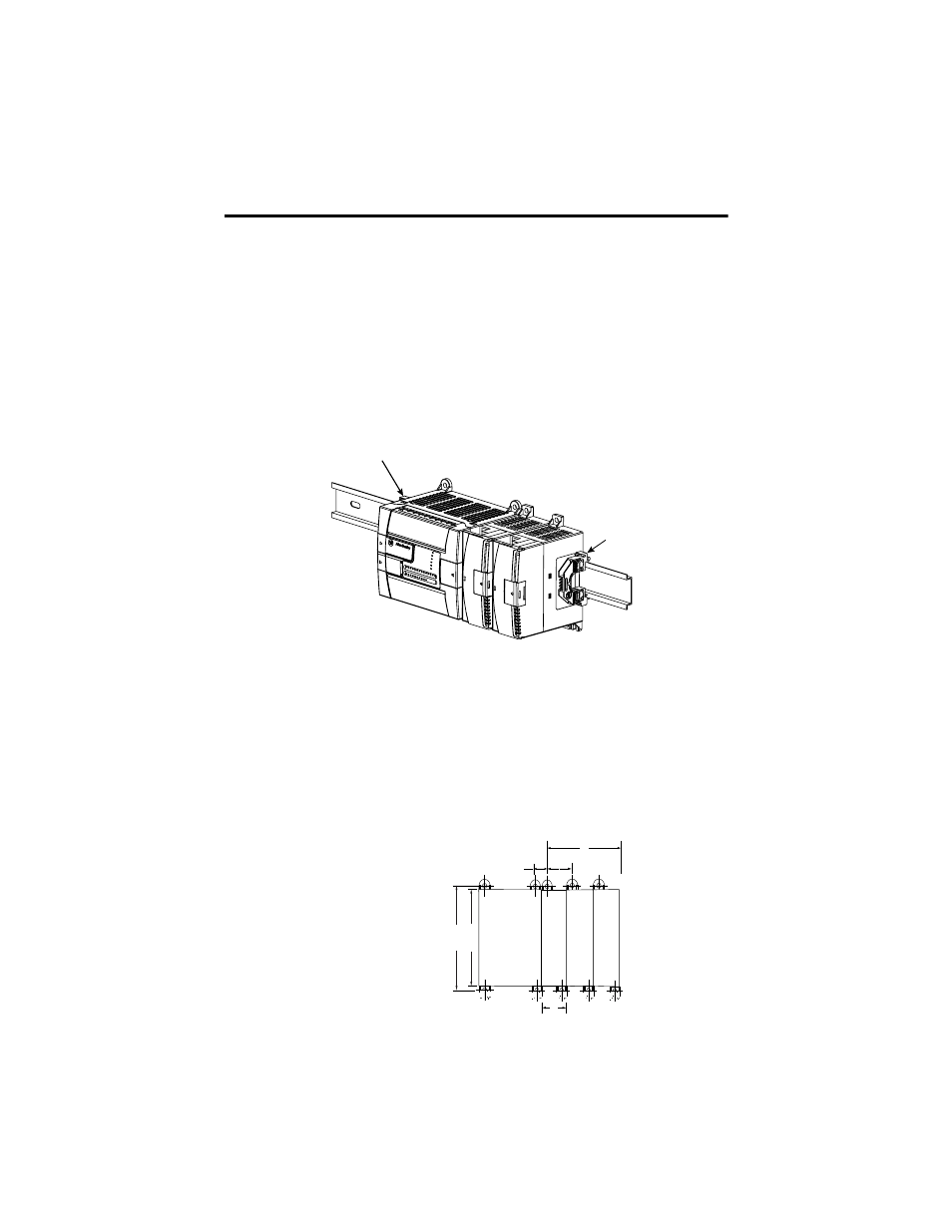 Din rail mounting, Panel mounting | Rockwell Automation 1762-IQ8 MicroLogix DC Input Module User Manual | Page 6 / 16