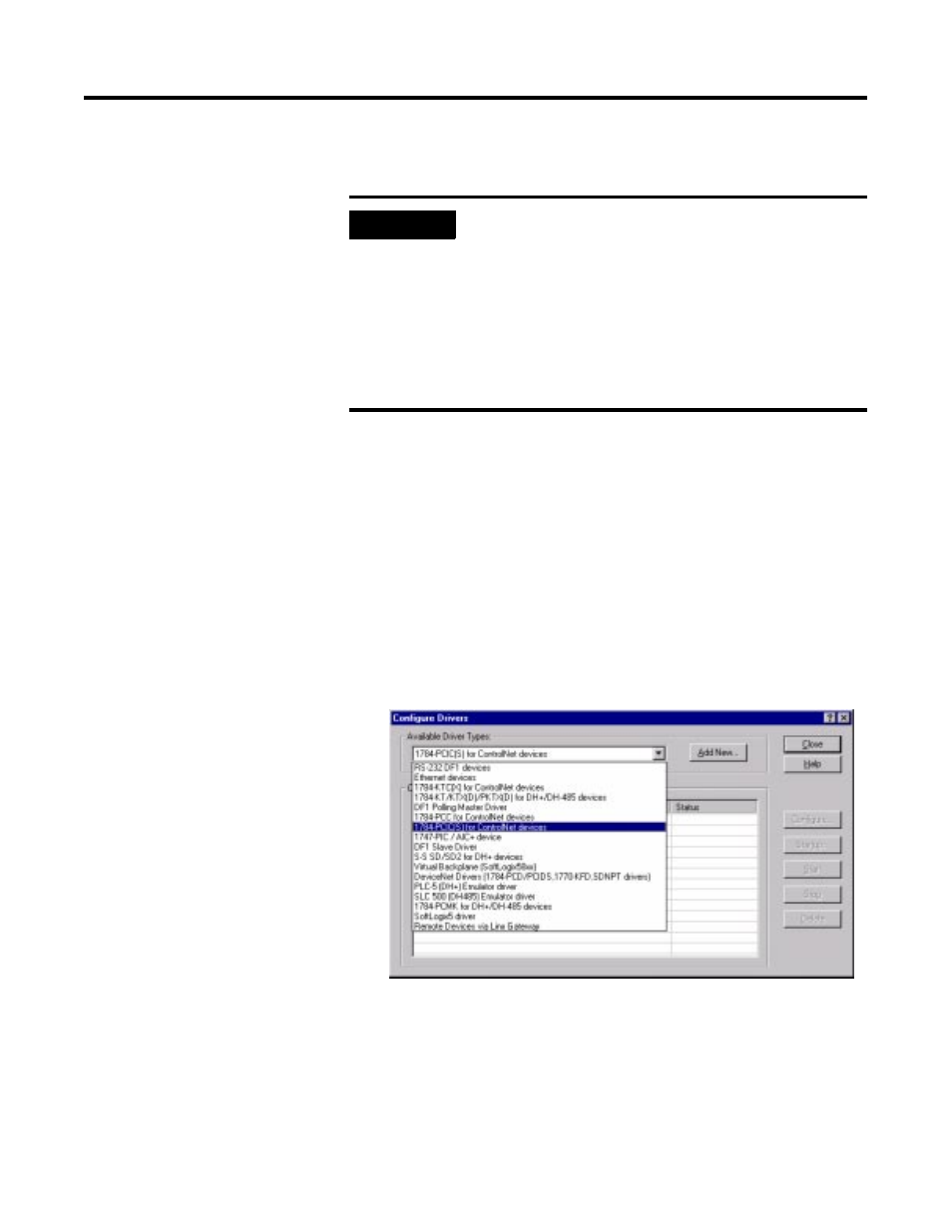 Installing the 1784-pcic driver, Installing the 1784-pcic driver -54, Skip to configuring | Rockwell Automation 1757-SWKIT3200 ProcessLogix R320.0 Installation and Upgrade Guide User Manual | Page 74 / 273