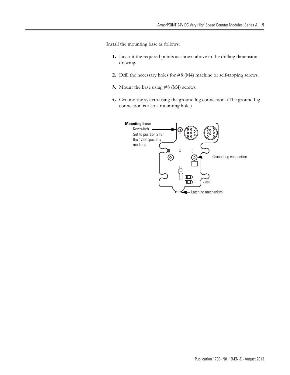 Rockwell Automation 1738-VHSC24M23 ArmorPoint 24V dc Very High Speed Counter Module, Series A User Manual | Page 5 / 20