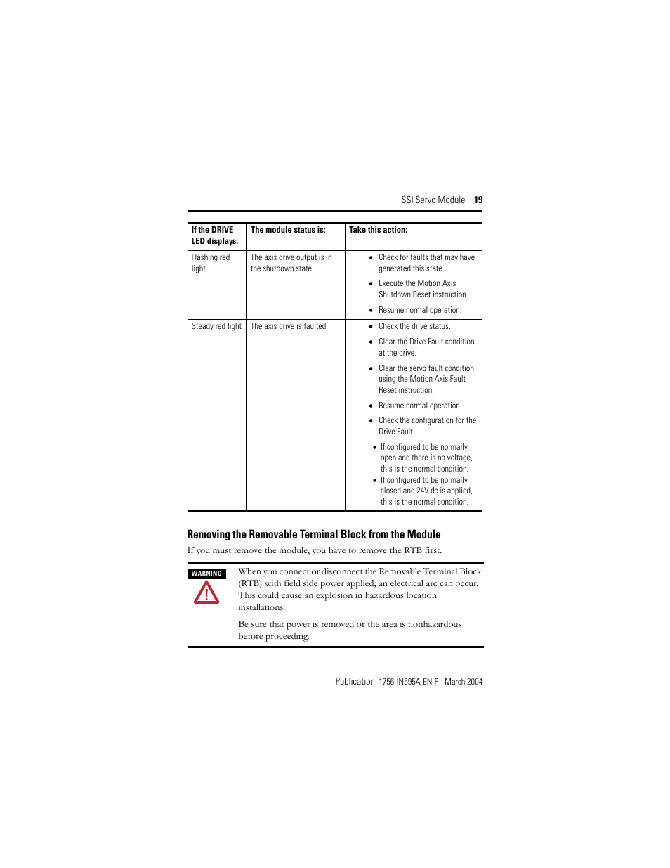 Rockwell Automation 1756-M02AS Motion Module Installation Instructions User Manual | Page 19 / 26
