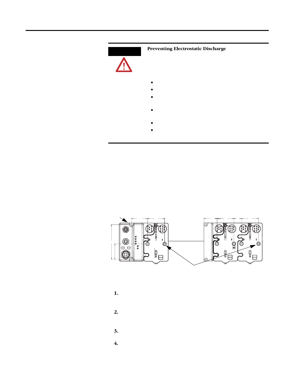 Mount the extension unit | Rockwell Automation 1738-EXT1, EXT3 ArmorPoint Extension Units User Manual | Page 3 / 8