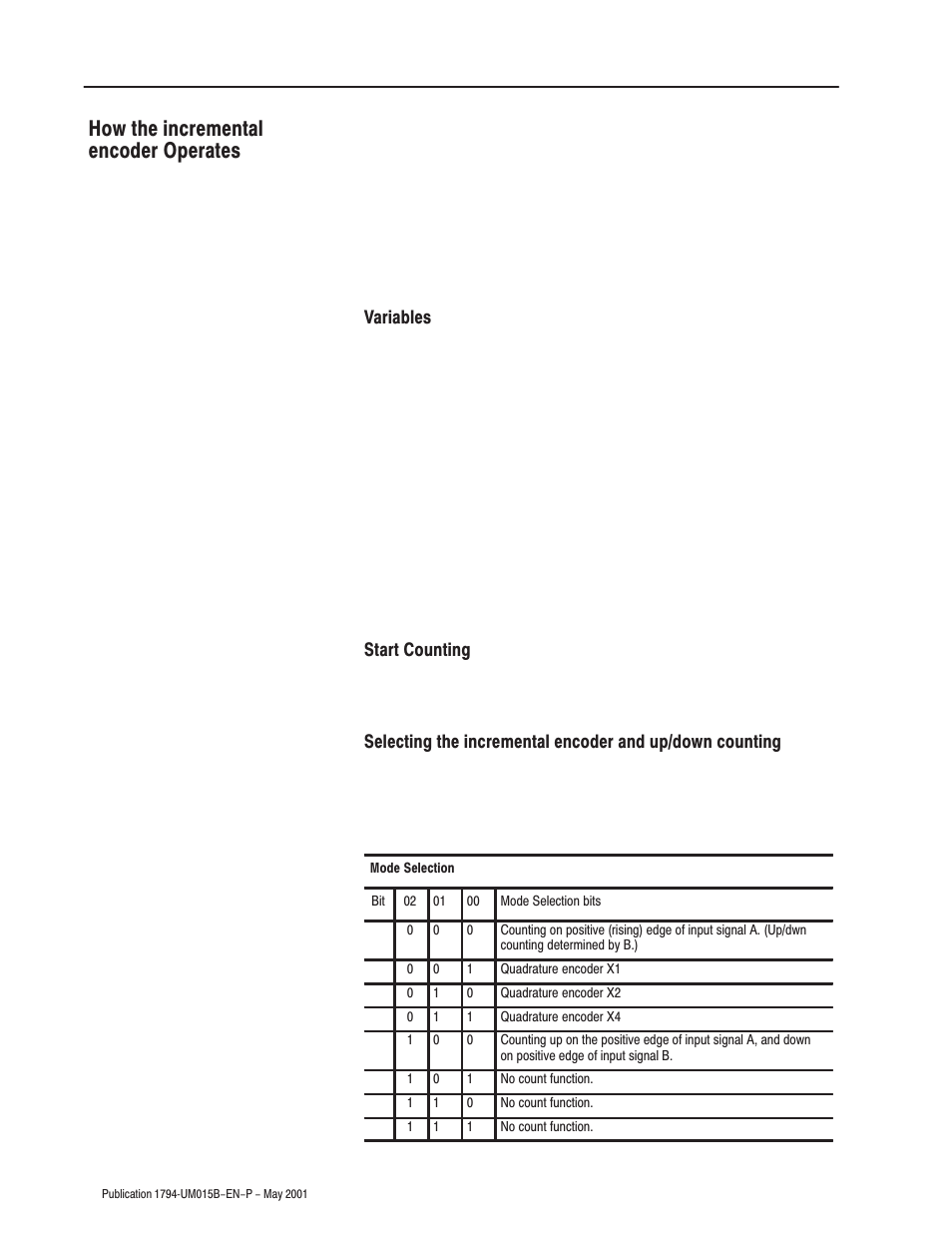 How the incremental encoder operates | Rockwell Automation 1794-ID2 U.MNL INCREMENTAL ENCODER User Manual | Page 16 / 88